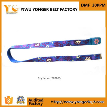 2015 New Style 100% Polyster Knitted Kids Fabric Belt